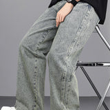 Pánské Baggy Jean - Retro Blue
