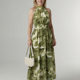 Sylin | Shromážděné Halter Midi šaty