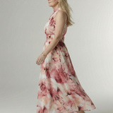 Sylin | Shromážděné Halter Midi šaty