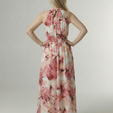 Sylin | Shromážděné Halter Midi šaty