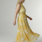 Sylin | Shromážděné Halter Midi šaty