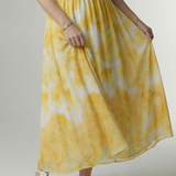 Sylin | Shromážděné Halter Midi šaty