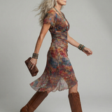 Aeris | Tiché Halter Midi šaty