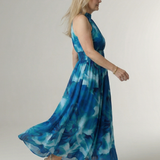 Sylin | Shromážděné Halter Midi šaty