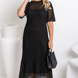 ESSENTIAL - Airlie Crochet Maxi Dress - Natural