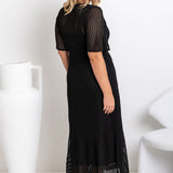 ESSENTIAL - Airlie Crochet Maxi Dress - Natural
