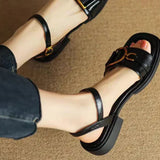 Amara | Buckled Flat Sandals™
