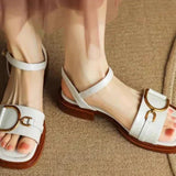 Amara | Buckled Flat Sandals™