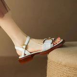Amara | Buckled Flat Sandals™