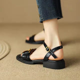 Amara | Buckled Flat Sandals™