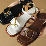 Amara | Buckled Flat Sandals™