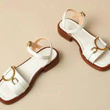 Amara | Buckled Flat Sandals™