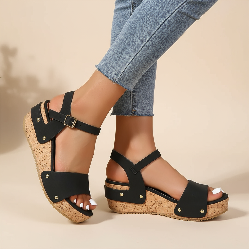 Freya™ | Elegantní sandály na klínu