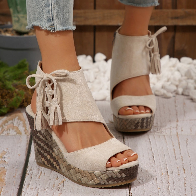 Mary™ | Boho Chic tkané sandály